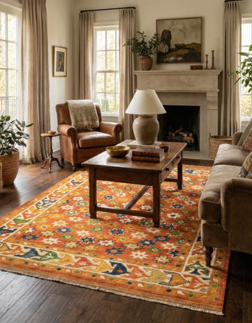 5' 3 x 7' 3 Hand Knotted Balouch Wool Rug
