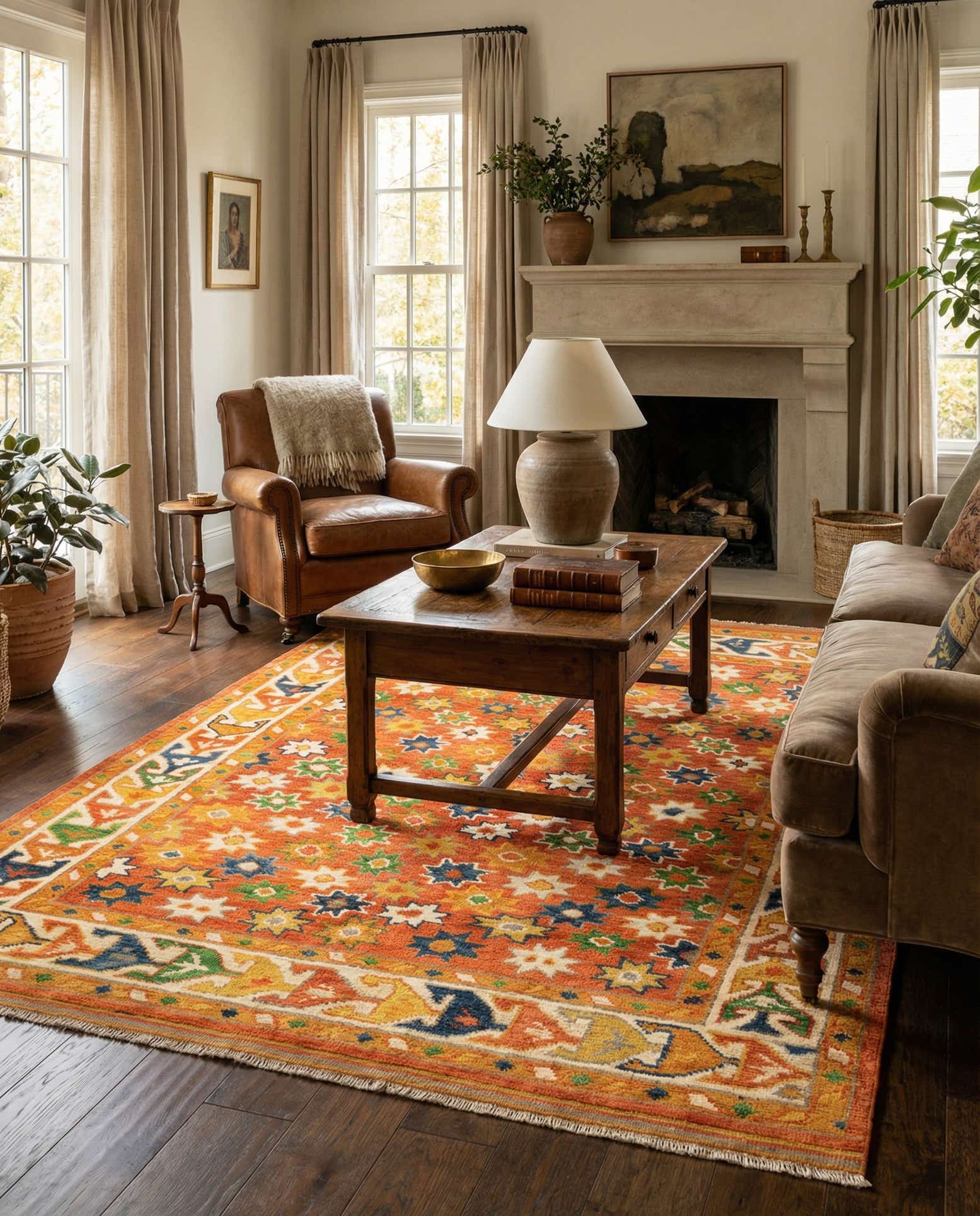 5' 3 x 7' 3 Hand Knotted Balouch Wool Rug