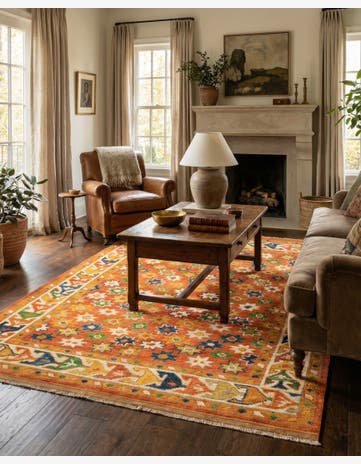 5' 3 x 7' 3 Hand Knotted Balouch Wool Rug