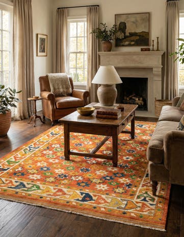 5' 3 x 7' 3 Hand Knotted Balouch Wool Rug