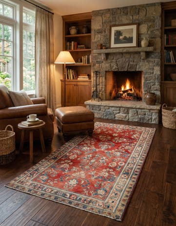 3' 3 x 6' 3 Hamedan Rug