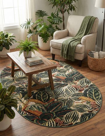 Blossom Oval Rug
