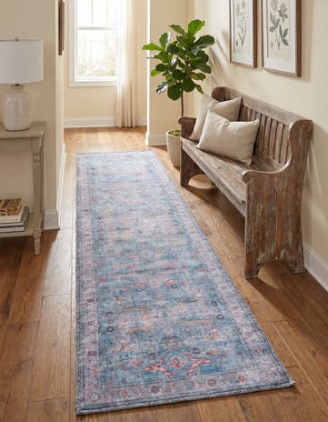2' x 10' Washable Maahru Runner Rug