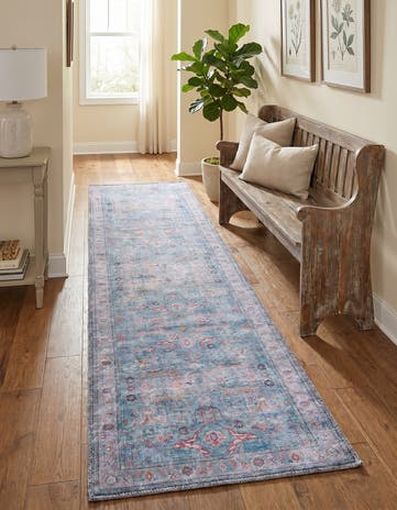 2' x 10' Washable Maahru Runner Rug