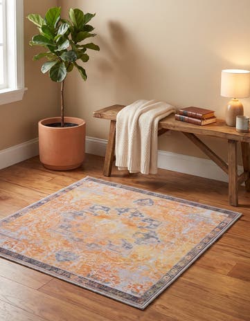 100cm x 100cm Renaissance Tapis Carré
