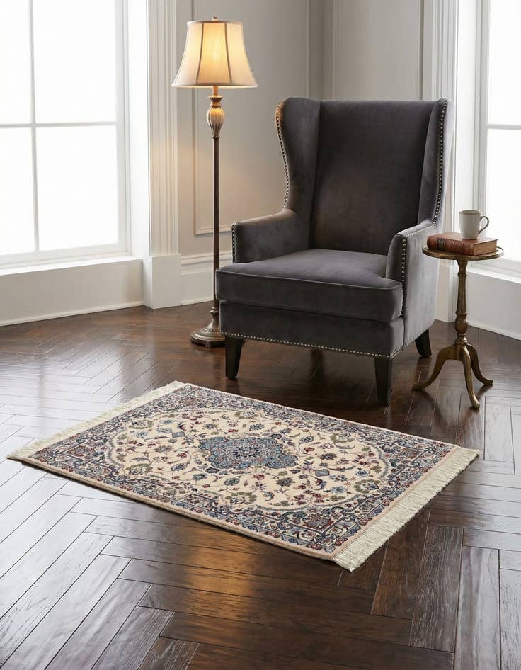 Detail image of 2' 11 x 3' 10 Nain Rug