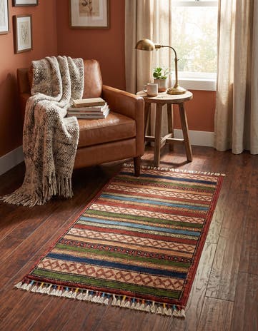 1' 8 x 3' 4 Hand Knotted Ariana Ziegler Rug