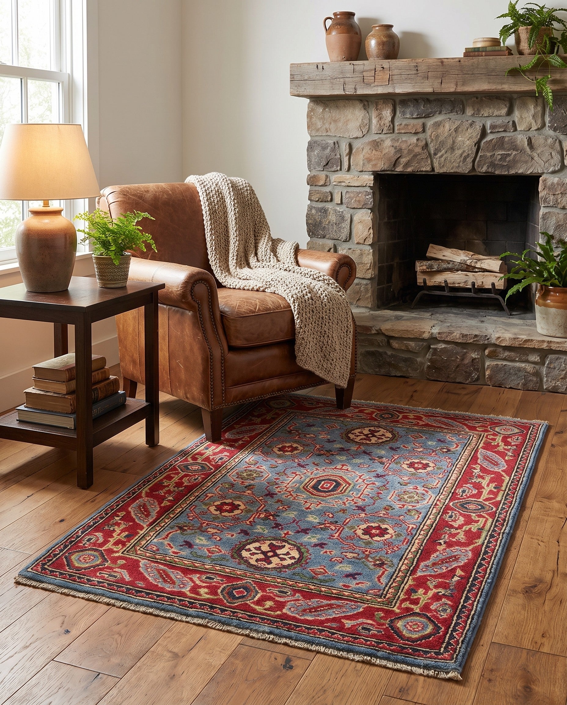 2' 9 x 3' 11 Hand Knotted Kazak Rug
