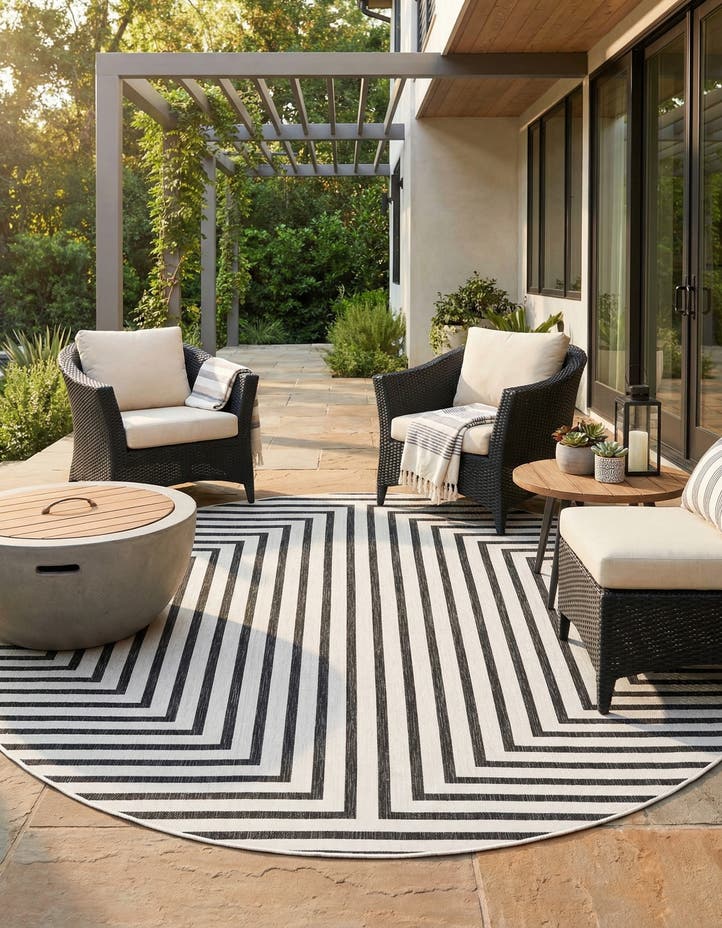 10' x 10' Easy-Clean Modern Indoor / Outdoor...