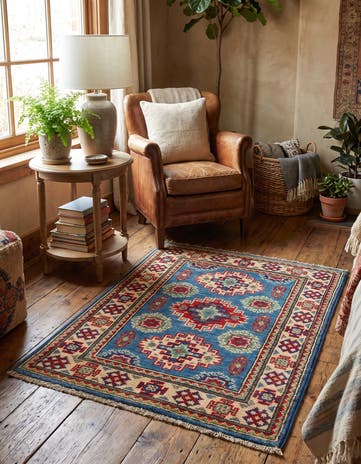 2' 1 x 2' 8 Hand Knotted Kazak Rug