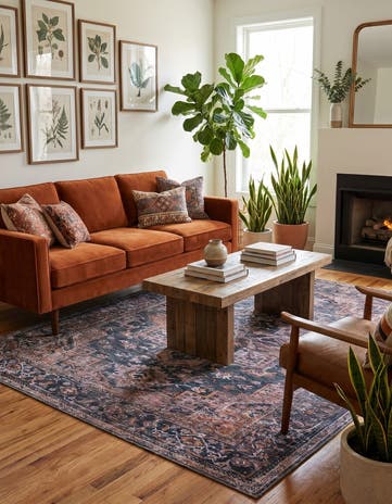 7' 10 x 7' 10 Yara Square Rug