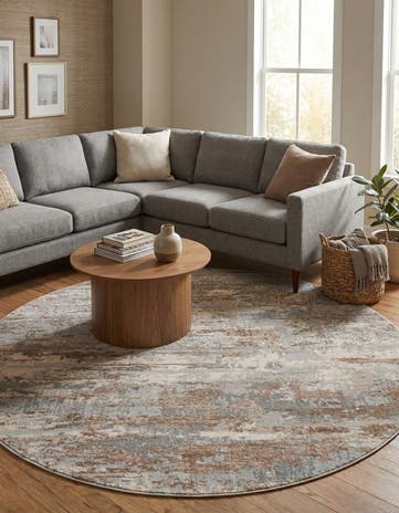 7' x 7' Caspian Round Rug