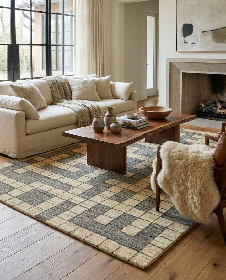 4' 11 x 6' 4 Gabbeh Rug