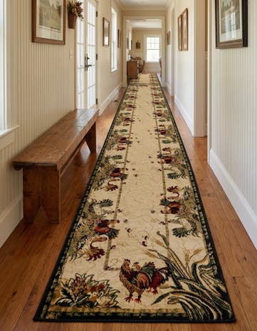 3' x 19' 8 Pastoral Runner Rug