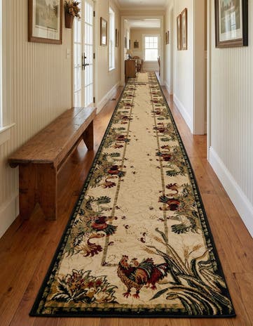 3' x 19' 8 Pastoral Runner Rug