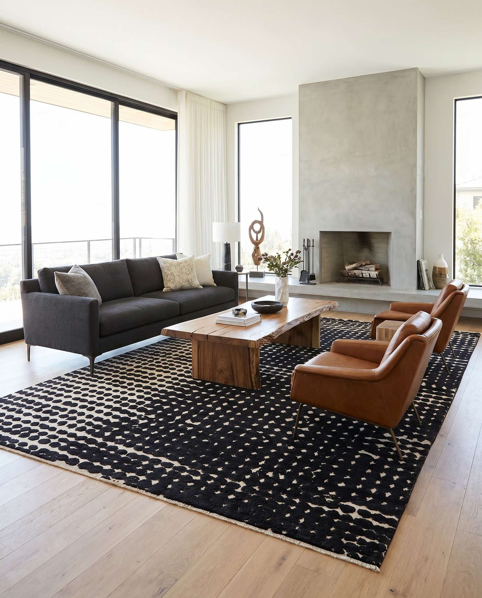 9' 10 x 13' 8 Hand Knotted Darya Wool Rug