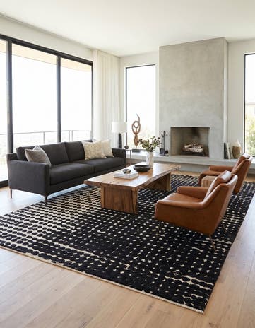 9' 10 x 13' 8 Hand Knotted Darya Wool Rug