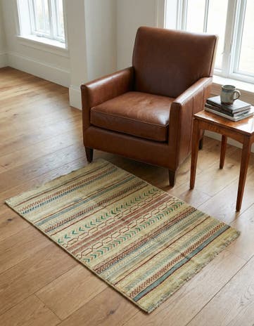 3' 4 x 5' 1 Hand Knotted Darya Rug