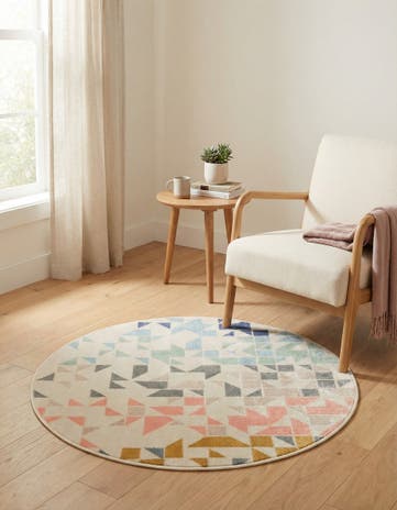 Lotus Round Rug