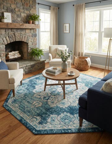 7' 10 x 7' 10 Parker Octagon Rug