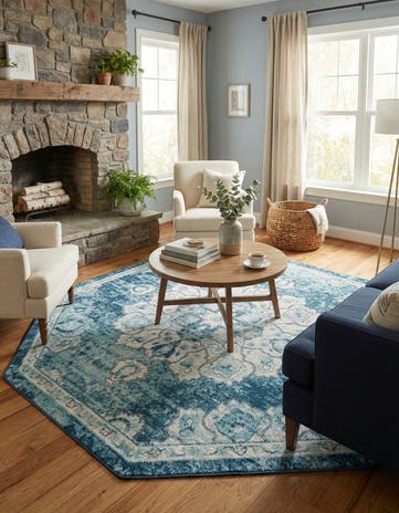 7' 10 x 7' 10 Parker Octagon Rug