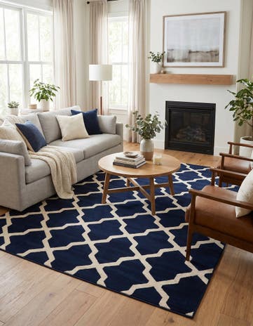 9' x 12' Lattice Rug