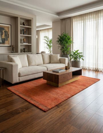 4' x 6' 5 Tabiibaft Wool Rug