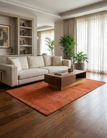 4' x 6' 5 Tabiibaft Wool Rug