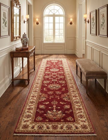2' 8 x 10' Hand Knotted Ziegler Runner Rug