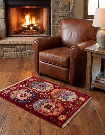2' 1 x 3' Hand Knotted Ariana Ziegler Rug