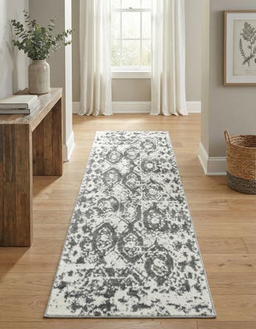 Light Gray Veneto Runner Rug
