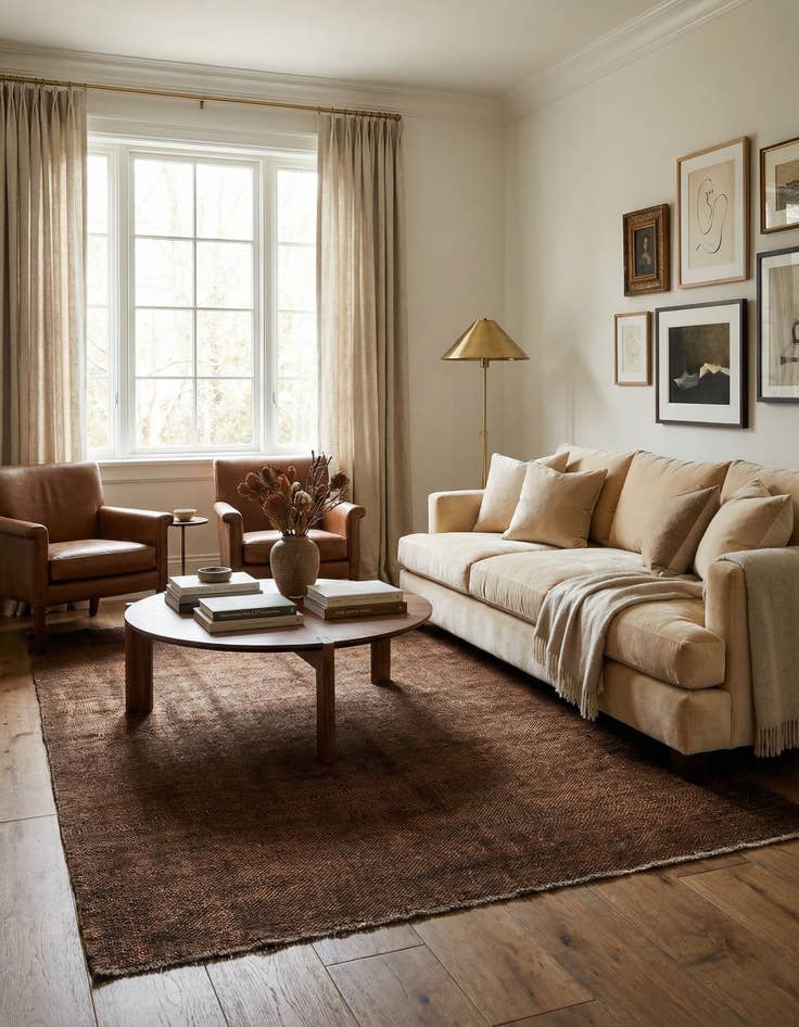 Detail image of 4' 11 x 6' 5 Juma Wool Rug