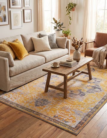 4' x 6' Washable Francesca Rug