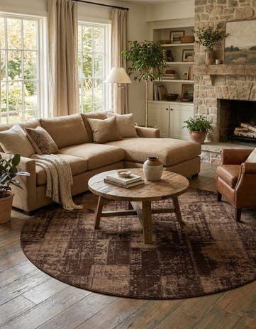 7' 10 x 7' 10 Equinox Round Rug