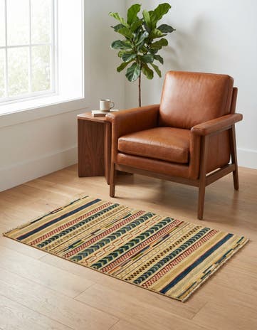 2' 9 x 4' 1 Hand Knotted Modern Ziegler Rug