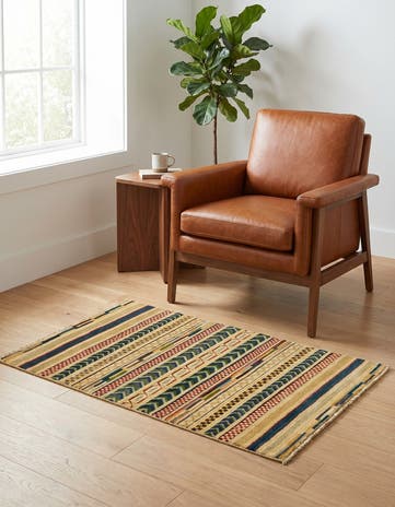 2' 9 x 4' 1 Hand Knotted Modern Ziegler Rug