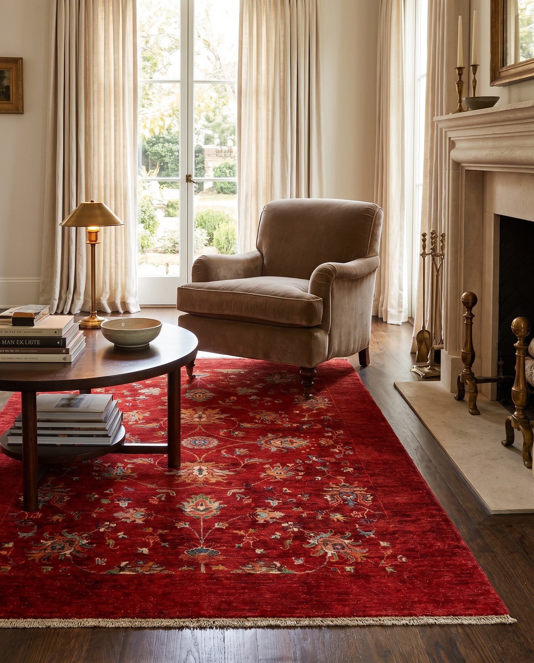 5' x 6' 4 Hand Knotted Ariana Ziegler Rug