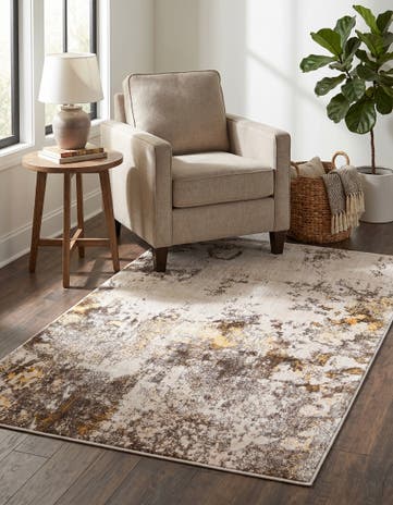 Ivory Beige Apollo Rug