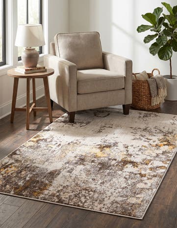 Ivory Beige Apollo Rug