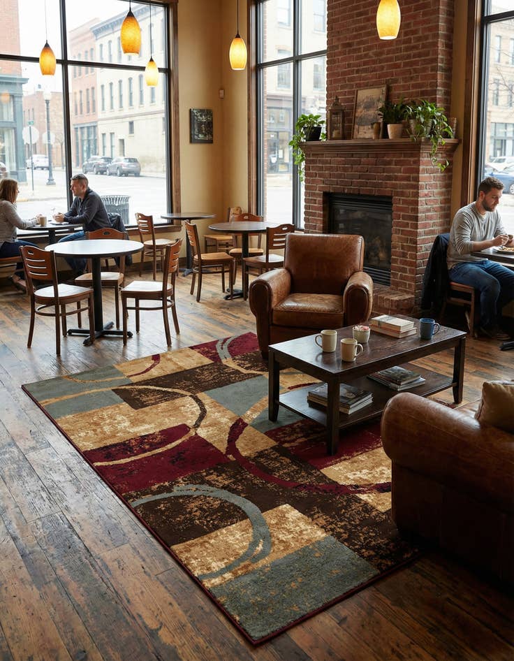 Detail image of 5' 3 x 8' Cafe Rug