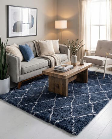  8' x 10' Moroccan Shag Rug