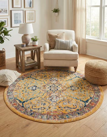 4' x 4' Lola Round Rug