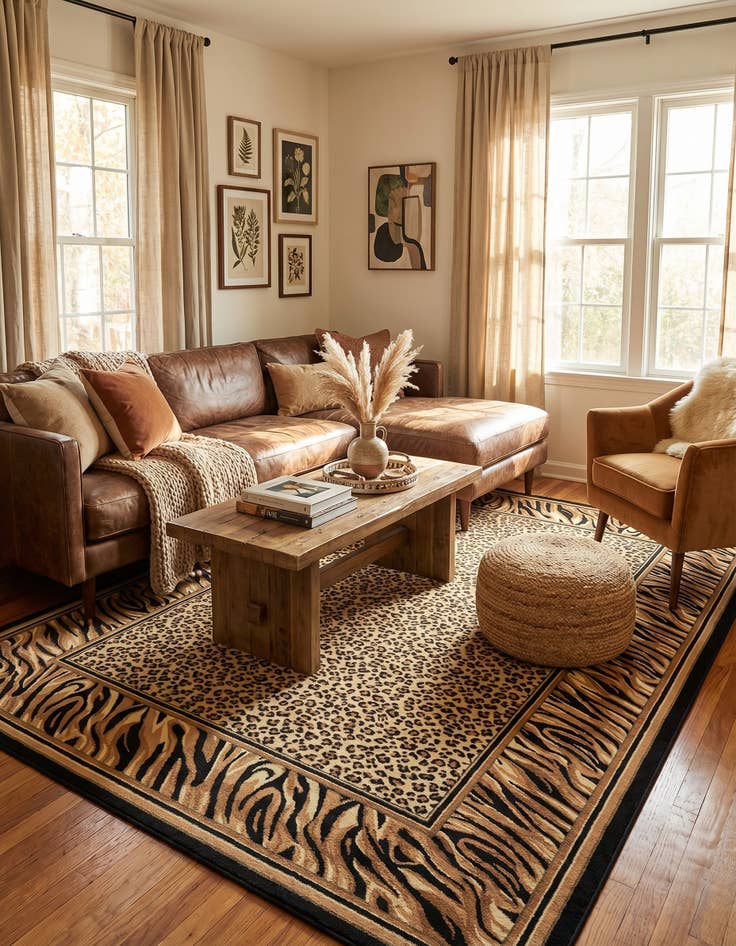 Detail image of 9' x 12' Safari Rug