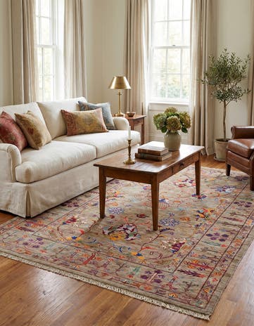 4' 1 x 5' 11 Hand Knotted Ariana Ziegler Rug