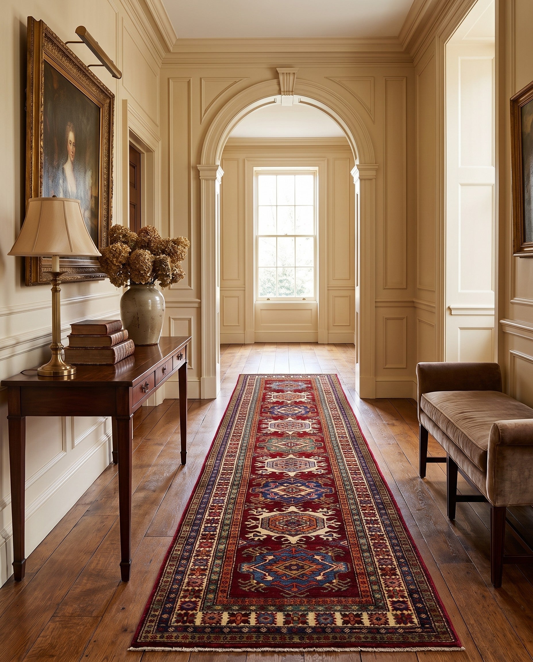 2' 8 x 9' 11 Hand Knotted Kazak Runner Rug