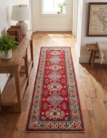 2' x 5' 10 Hand Knotted Kazak Runner Rug
