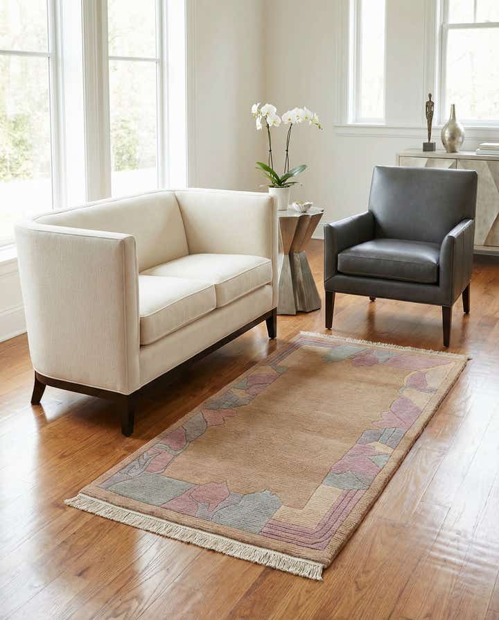 3' 1 x 5' 5 Hand Knotted Nepal Wool Rug