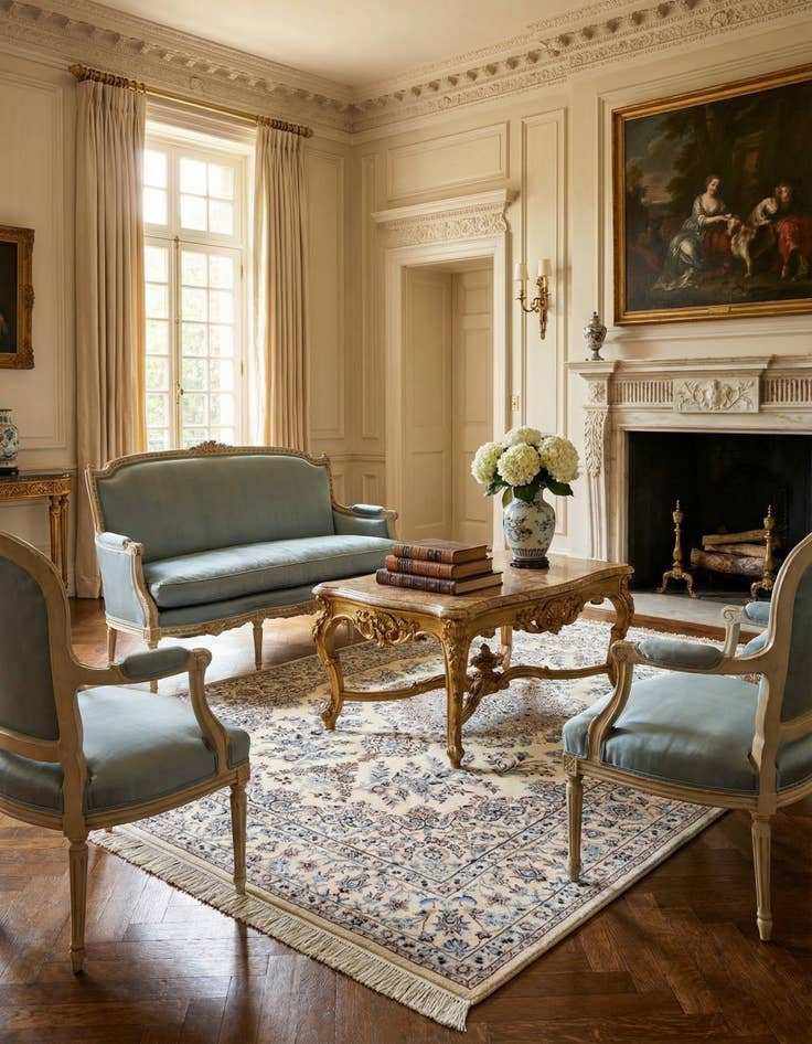 Detail image of 5' 1 x 7' 5 Nain Rug