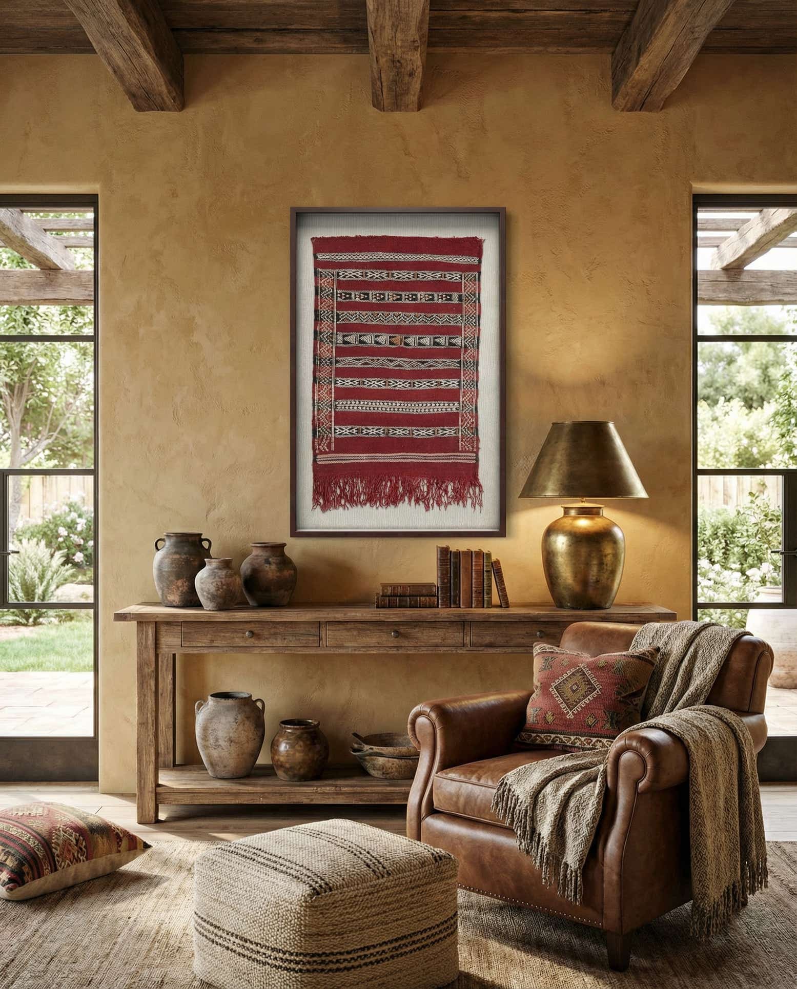 2' 1 x 3' 5 Textile Wall Art Rug