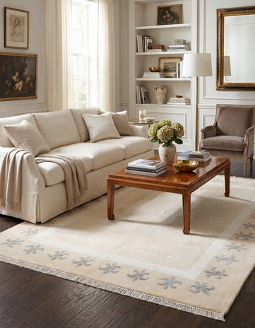 4' 10 x 6' 7 Hand Knotted Darya Wool Rug